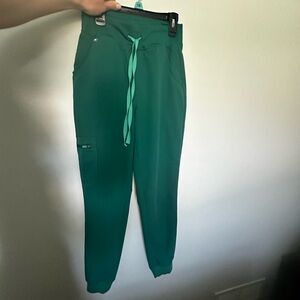 Hunter Green Zamora High Waisted 2.0 Jogger Scrub Pants